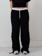 Pulse Lace-Up Pants – Black