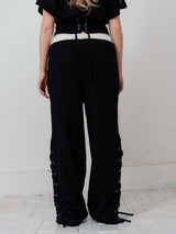Pulse Lace-Up Pants – Black